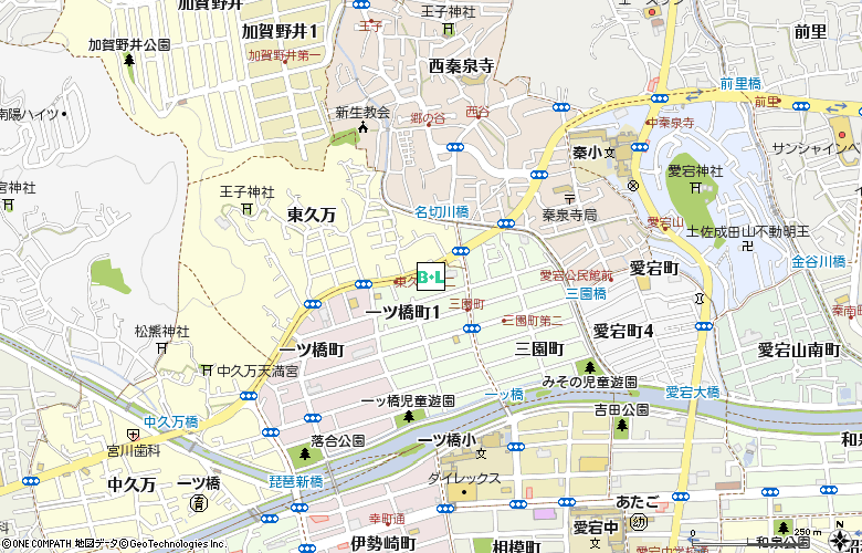 眼鏡市場高知一ツ橋店(00202)付近の地図